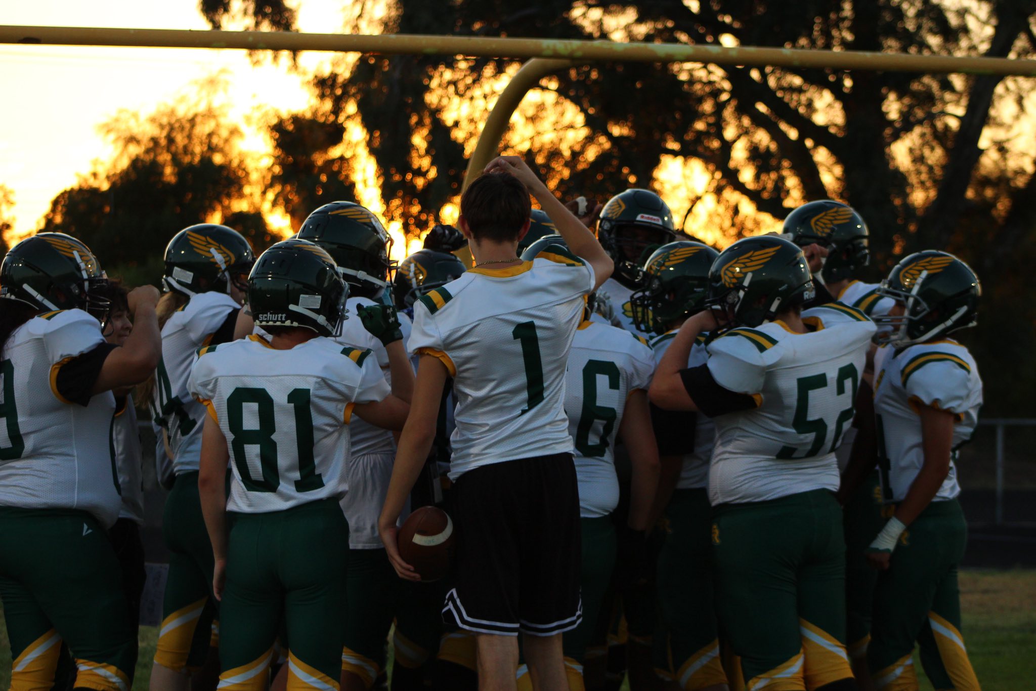 The Team at sunset